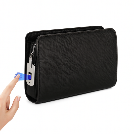 C2 – Anti-Theft Fingerprint Travel Clutch – MRAD & CO