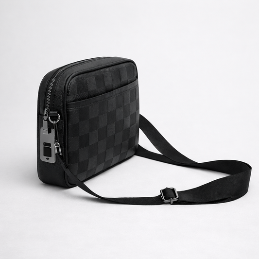 CB2 – Premium Leather Fingerprint-Lock Crossbody Bag – MRAD & CO.