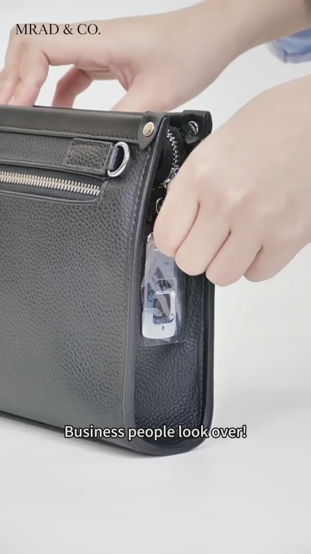 B2 Smart Leather Clutch